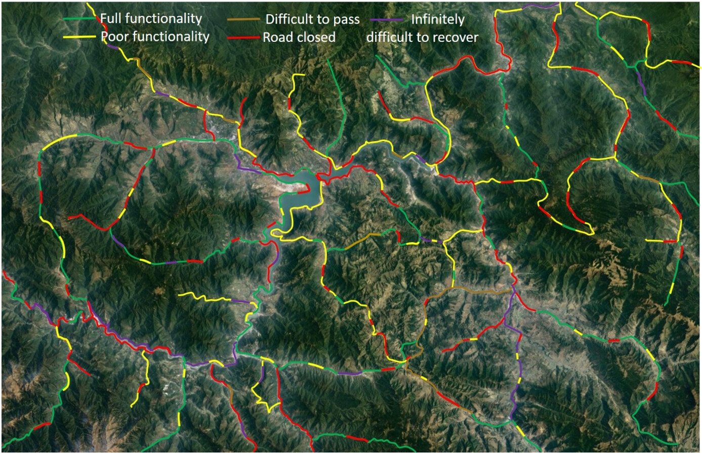 From slope seismic resilience to regional road network resilience: an integrated framework for evaluating the seismic resilience of mountainous road networks