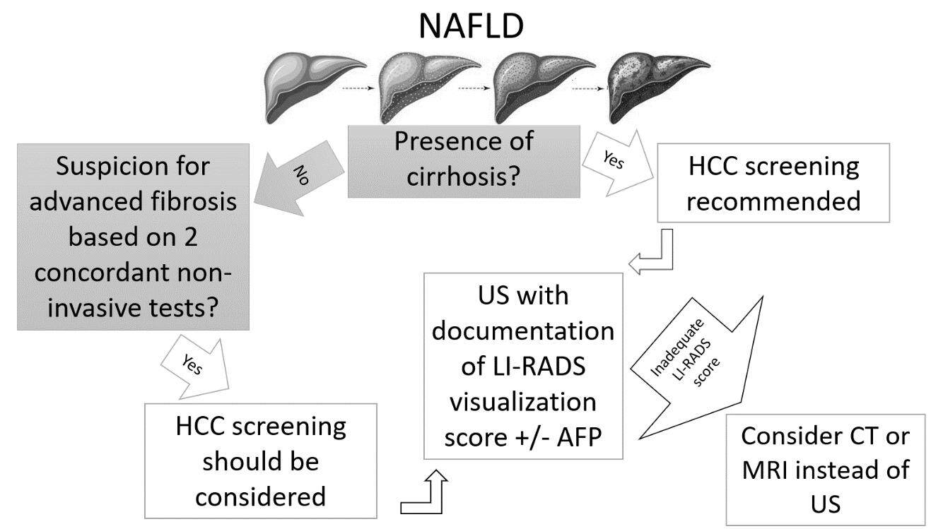 Hepatocellular carcinoma surveillance in non-alcoholic fatty liver disease patients